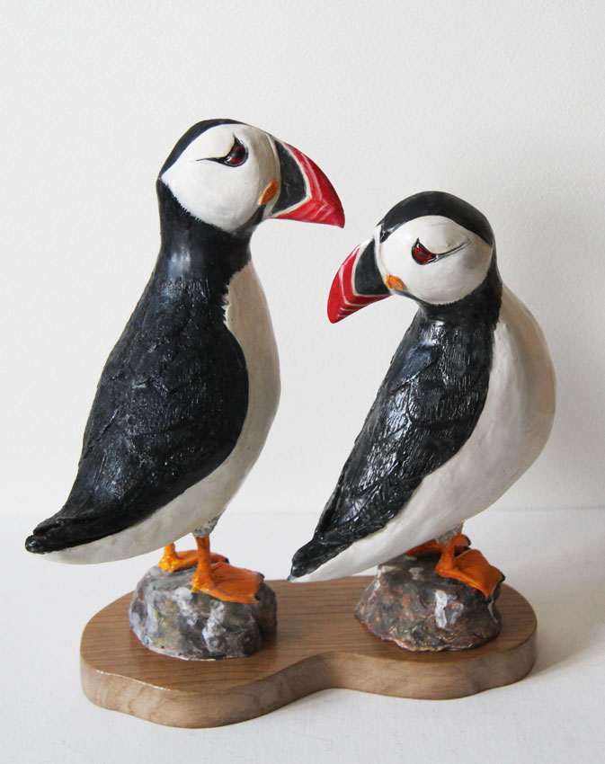 Two Puffins